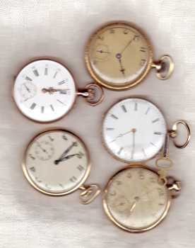 Foto: Verkauft 6 Taschen Uhrn - mechanischn Männer - GOUSSET OR 18K - GOUSSET
