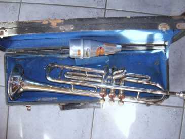 Foto: Verkauft Trompete OLD SILVER TRUMPET WITH CASE - AMBASSADOR - AMBASSADOR