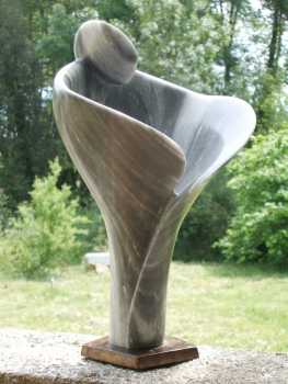 Foto: Verkauft Skulpture Granit - ETREINTE - Zeitgenössisch