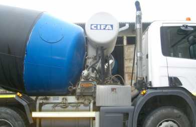 Foto: Verkauft Baustellenfahrzeug SCANIA - CIFA CV P 124