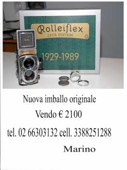 Foto: Verkauft Fotoapparat ROLLEIFLEX - 2.8 GX EDITION