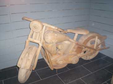 Foto: Verkauft Skulpture Holz - SCULPTURE DE MOTO BOIS - Zeitgenössisch