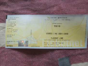 Foto: Verkauft Konzertschein CONCERT DE TRYO - PATINOIRE BORDEAUX