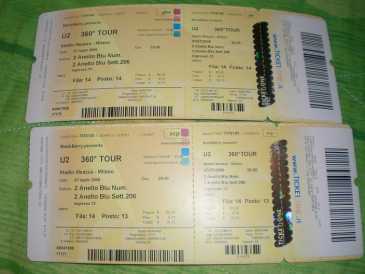 Foto: Verkauft Konzertscheine U2 - 360° TOUR 2009 - MILANO