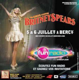 Foto: Verkauft Konzertschei CIRCUS TOUR STARRING BRITNEY SPEARS : 4 JUILLET - PALAIS OMNISPORT DE BERCY A PARIS