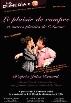 Foto: Verkauft Theaterscheine LE PLAISIR DE ROMPRE ET AUTRES PLAISIRS DE L'AMOUR - PARIS