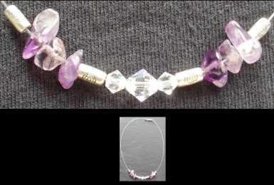 Foto: Verkauft Halsband Mit amethyst - Frauen
