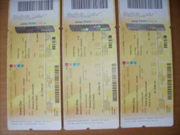 Foto: Verkauft Konzertscheine CONCERTO GREEN DAY MILANO 10/11/2009 - MILANO MEDIOLANUM FORUM