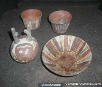 Foto: Verkauft Keramiken I BANDAGE(SELL) HUACOS BE BORN-PERU (CAHUACHI - BE - Sockel