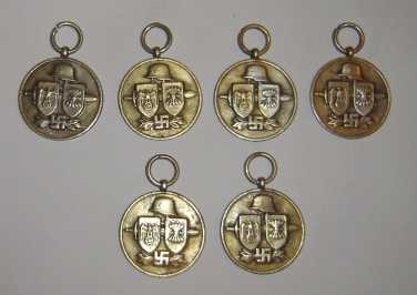 Foto: Verkauft 6 Medaillen Militärmedaille - Zwischen 1939 und 1945