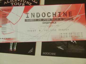 Foto: Verkauft Konzertschein INDOCHINE - STADE DE FRANCE