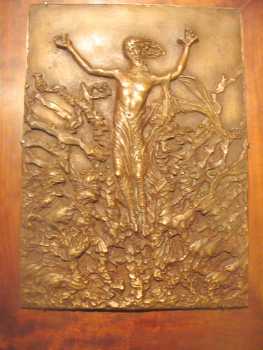 Foto: Verkauft Flachrelief Bronze - CRISTO RISORTO DI PERICLE FAZZINI - Zeitgenössisch