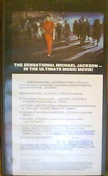 Foto: Verkauft VHS Musik und Konzert - Pop rock - MAKING MICHAEL JAKSONS THRILLER - JOHN LANDIS