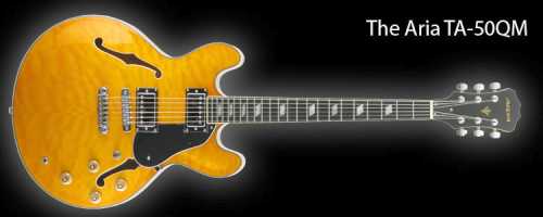 Foto: Verkauft Gitarre ARIA - ARIA TA-50QM