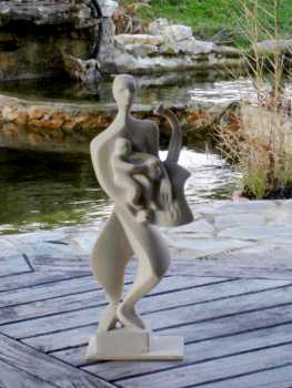Foto: Verkauft Statue Marmor - SCULPTURE DARIUS (LA REVOLUTION DES FLEURS ) - Zeitgenössisch