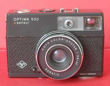 Foto: Verkauft Fotoapparat AGFA - OPTIMA 500 SENSOR - (ANNO 1969)