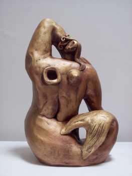 Foto: Verkauft Statue Keramik - LA SIRENA - Zeitgenössisch