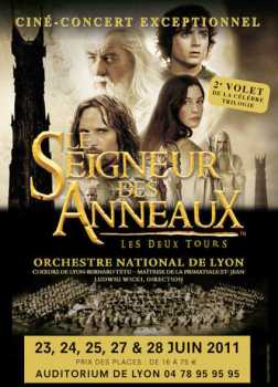 Foto: Verkauft Schauspielscheine CINE CONCERT LE SEIGNEUR DES ANNEAUX LYON - AUDITORIUM DE LYON