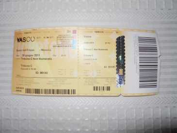 Foto: Verkauft Konzertschein CONCERTO VASCO MESSINA 2011 - MESSINA STADIO SAN FILIPPO