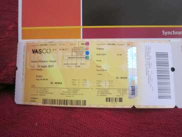 Foto: Verkauft Konzertschei BIGLIETTI CONCERTO VASCO ROMA 2 LUGLIO PRATO - ROMA STADIO OLIMPICO
