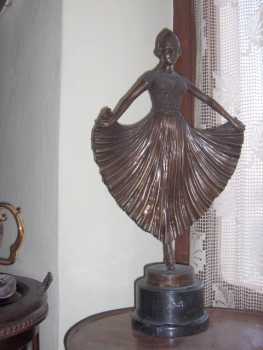Foto: Verkauft Statue Bronze - BALLERINA - XX. Jahrhundert