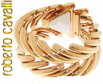 Foto: Verkauft Braceletuhr - mit Quarz Frauen - ROBERTO CAVALLI - OROLOGIO SPIKE ORO ROSA