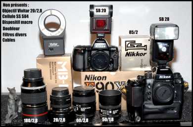 Foto: Verkauft Fotoapparat NIKON - F4S ET F90 X PLUS OBJECTIFS