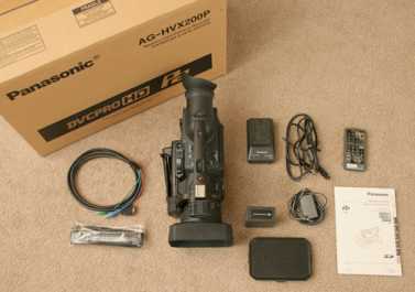 Foto: Verkauft Videokameras PANASONIC - AG HVX 200 3CCD