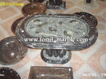 Foto: Verkauft Dekoratio LAVABO EN MARBRE FOSSILISE ERFOUD RISSANI - TABLES EN MARBRE FOSSILISE RISSANI ERFOUD