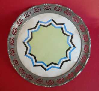 Foto: Verkauft Keramik BAYERISCHE METALLWARENFABRIK - VASSOIO ANNI  '30