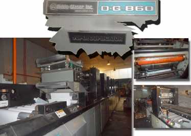 Foto: Verkauft Drucker DIDDE-GLASER.INC D.G860 - DIDDE-GLASER.INC DG 860