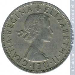 Foto: Verkauft Währung / Münze / Zahle REINA ELIZABETH II (1953 - 1970)