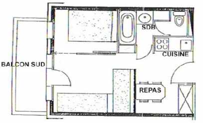 Foto: Verkauft 2-Zimmer-Wohnung 25 m2