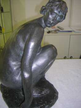Foto: Verkauft Statue Bronze - SUSANNA - XIX. Jahrhundert