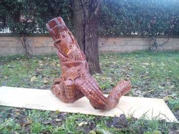 Foto: Verkauft Statue Holz - Zeitgenössisch