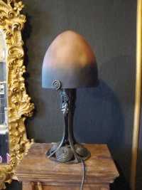 Foto: Verkauft Lampe ART NOUVEAU TISCHLAMPE FRANKREICH JUGENDSTIL