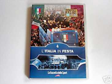 Foto: Verkauft 4 DVDn Sport - Fußball - 4 DVD L'ITALIE A LA COUPE DU MONDE 2006 - GAZZETTA DELLO SPORT