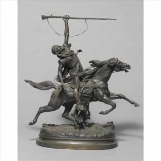 Foto: Verkauft Statue Bronze - PROSPER LECOURTIER - Zeitgenössisch