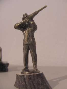 Foto: Verkauft Statue Bronze - JAGER - Zeitgenössisch