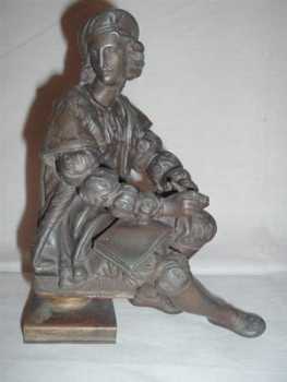 Foto: Verkauft Statue Bronze - JOVEN ESCRIBIENDO - XIX. Jahrhundert