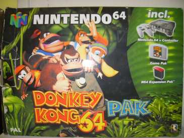 Foto: Verkauft Spielkonsol NINTENDO - PAK N64 + DONKEY + MEMORY