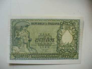 Foto: Verkauft Währung / Münze / Zahle 50 LIRE ITALIA ELMATA FDS!!