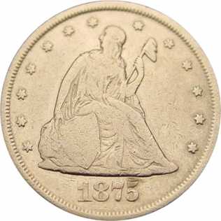 Foto: Verkauft Moderne Währung MONEDA DE 1875 DE 25 CENTAVOS DE E.U.A