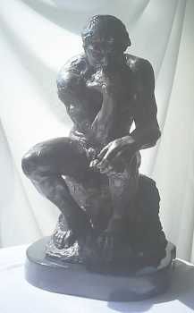 Foto: Verkauft Statue Bronze - DER DENKER - XX. Jahrhundert
