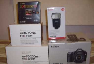 Foto: Verkauft Fotoapparat CANON - EOS 5D