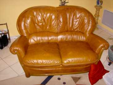 Foto: Verkauft Sofa für 2 CANAPE CUIR - CANAPES CUIR