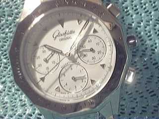 Foto: Verkauft Chronograph Uhr Männer - GLASHUTTE - CRONOGRAFO SPORT ACCIAIO