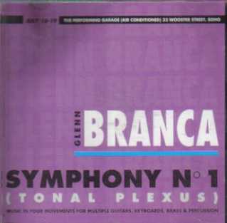 Foto: Verkauft CD Klassiker, Lyrisch, Oper - SYMPHONY NO 1 (TONAL PLEXUS) - GLENN BRANCA