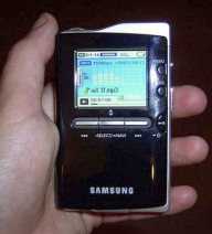 Foto: Verkauft MP3 Walkma SAMSUNG - YH-J70