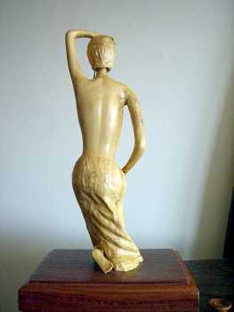Foto: Verkauft Statue Holz - BAILARINA - Zeitgenössisch